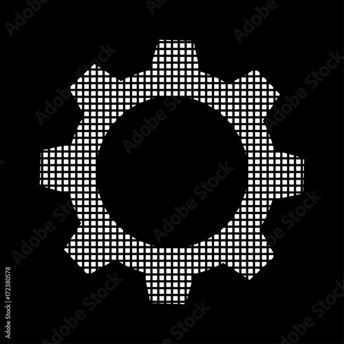 Pixel Icon - Zahnrad