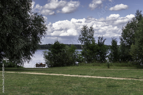 Resting on the banks of the Havel River - Potsdam / Berlin photo