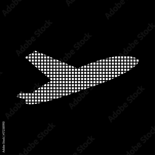 Pixel Icon - Flugzeug