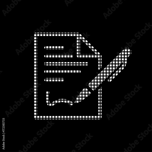 Pixel Icon - Vertragsabschluss