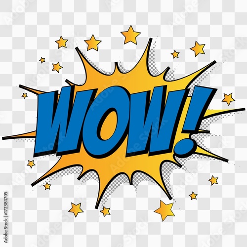  Vector comic speach bubble with phrase