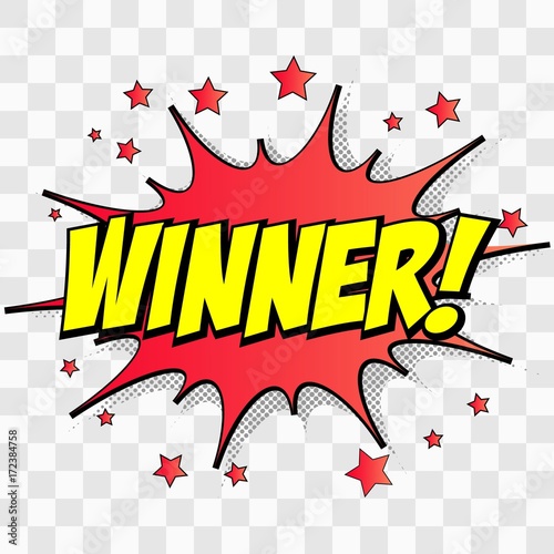  Vector comic speach bubble with phrase