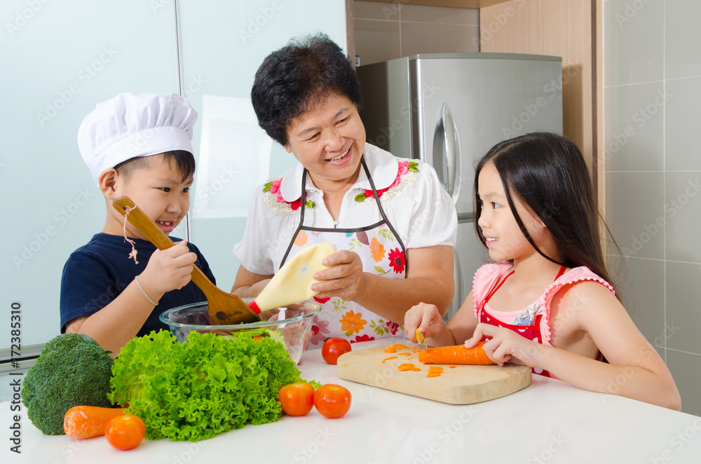 Kitchen lifestyle of asian family Kitchen lifestyle of asian family