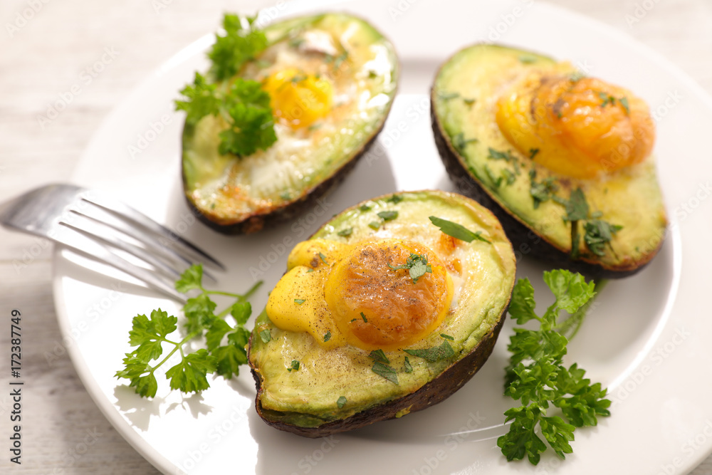 avocado and egg avocado and egg
