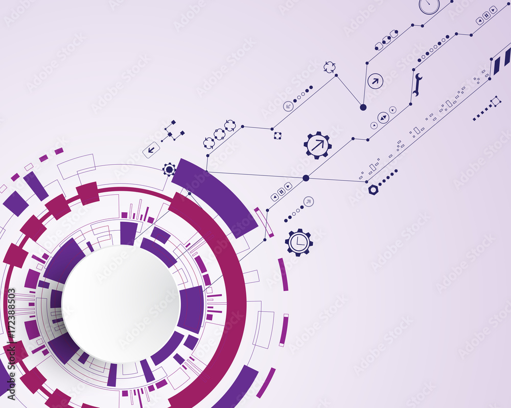 Vector abstract technology concept. Vector abstract technology concept.