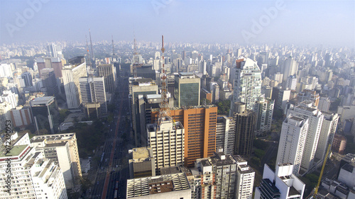 Sao Paulo. Skyline. Avenida Paulista