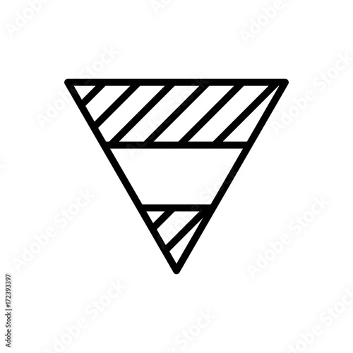 Premium graph icon or logo in line style.