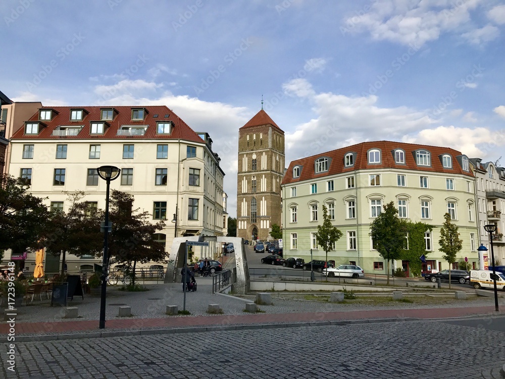 Altstadt in Rostock (Mecklenburg Vorpommern)