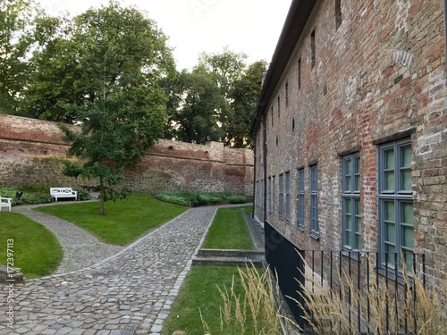 Stadtmauer am Kloster/Universität in Rostock (Mecklenburg Vorpommern) photo