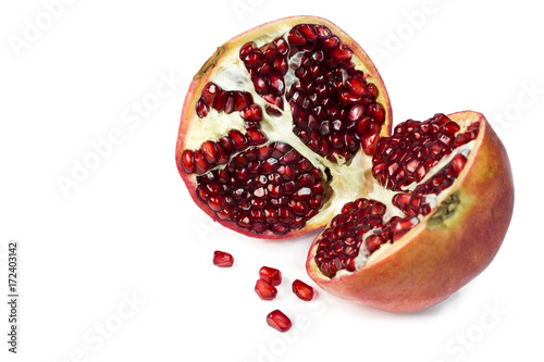 pomegranate open cut
