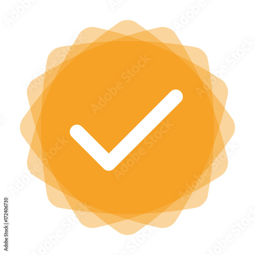 App Icon gelb - Haken