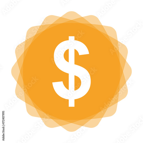 App Icon gelb - Dollar - Währung