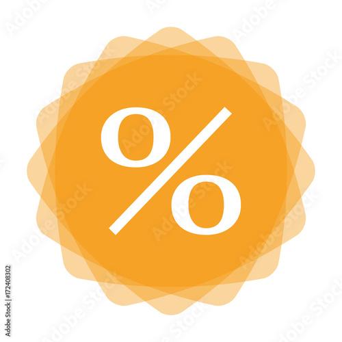 App Icon gelb - Prozent