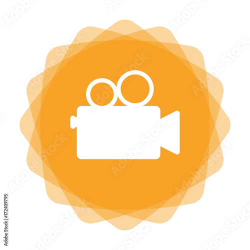 App Icon gelb - Filmkamera