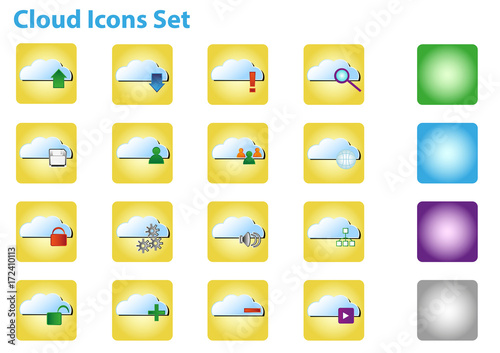 Cloud Icons Set