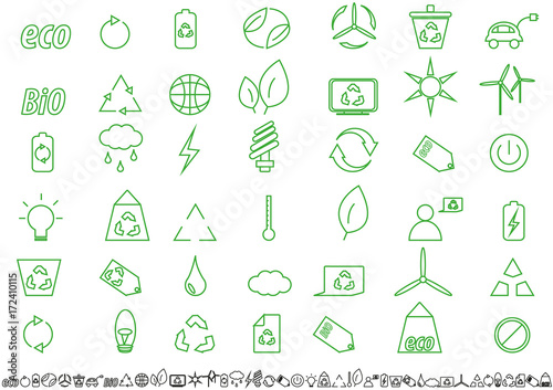Ecology Icons Set