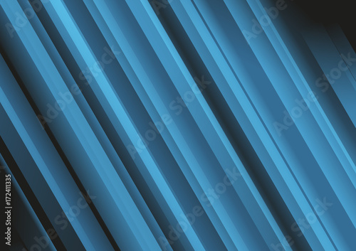 Abstract Vector Background With Blue Transparent Lines