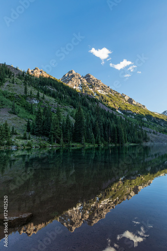 Scenic Mountain Landscape reflection