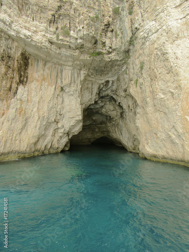 Cave In the Ionian Sea, Greece