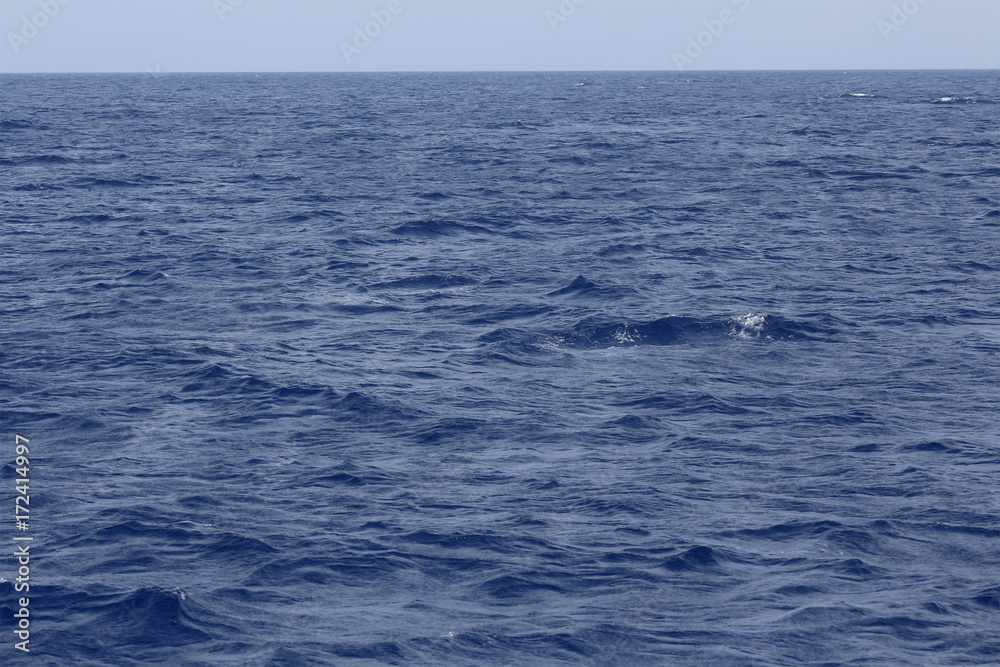 Landscape of the inky blue waters of the Ionian Sea Landscape of the inky blue waters of the Ionian Sea
