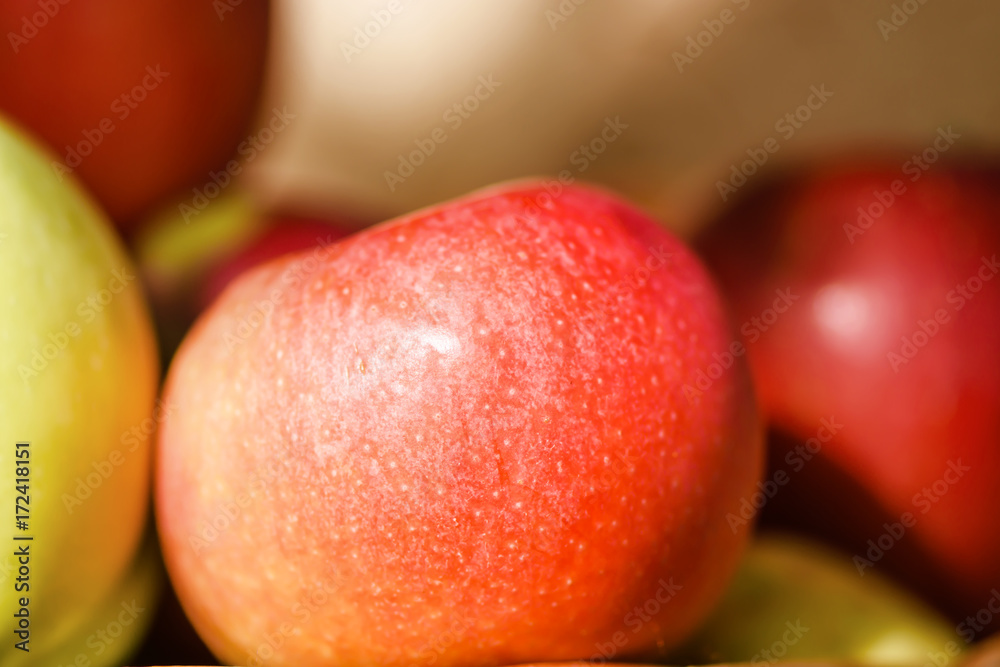 Multicolored apples Multicolored apples
