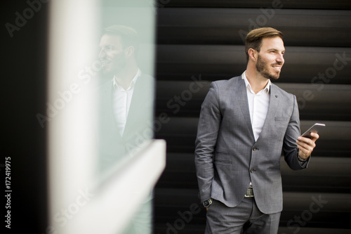 Happy smiling urban busines...