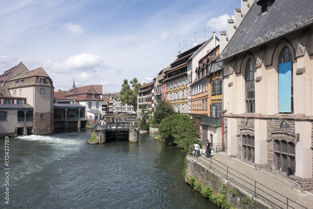 The beautiful city of Strasbourg in France