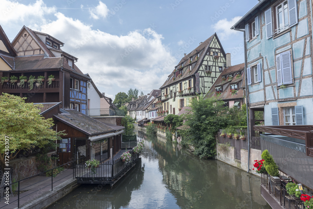 The beautiful village of Colmar in France The beautiful village of Colmar in France