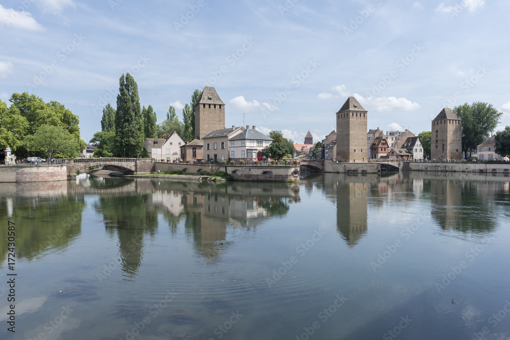 The beautiful city of Strasbourg in France