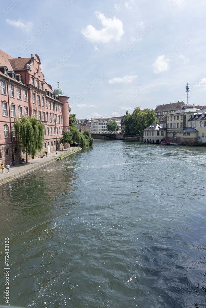 Naklejka premium The beautiful city of Strasbourg in France