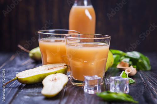 cold pear drink
