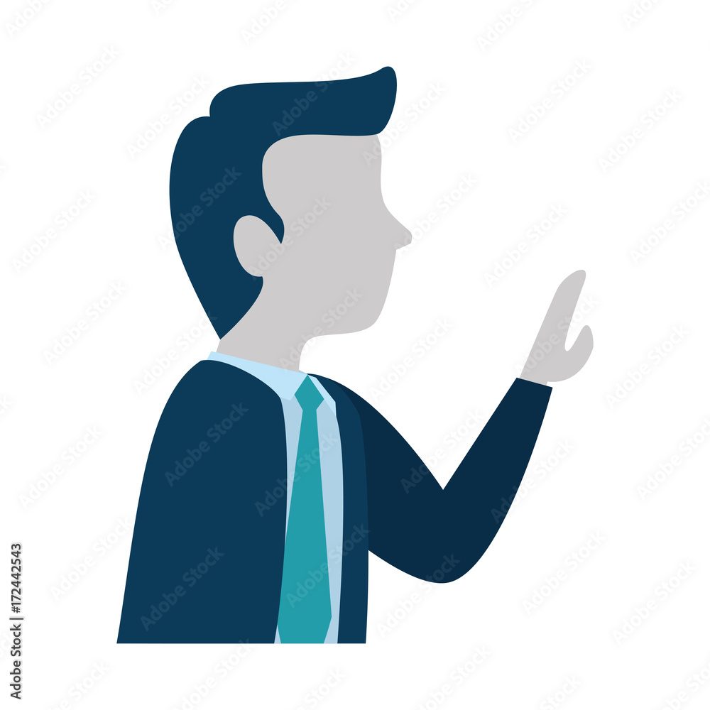 successful businessman talking avatar character successful businessman talking avatar character