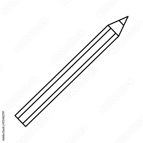 pencil school isolated icon