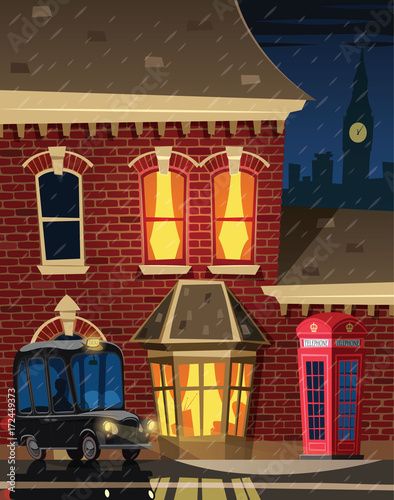 London Street at night