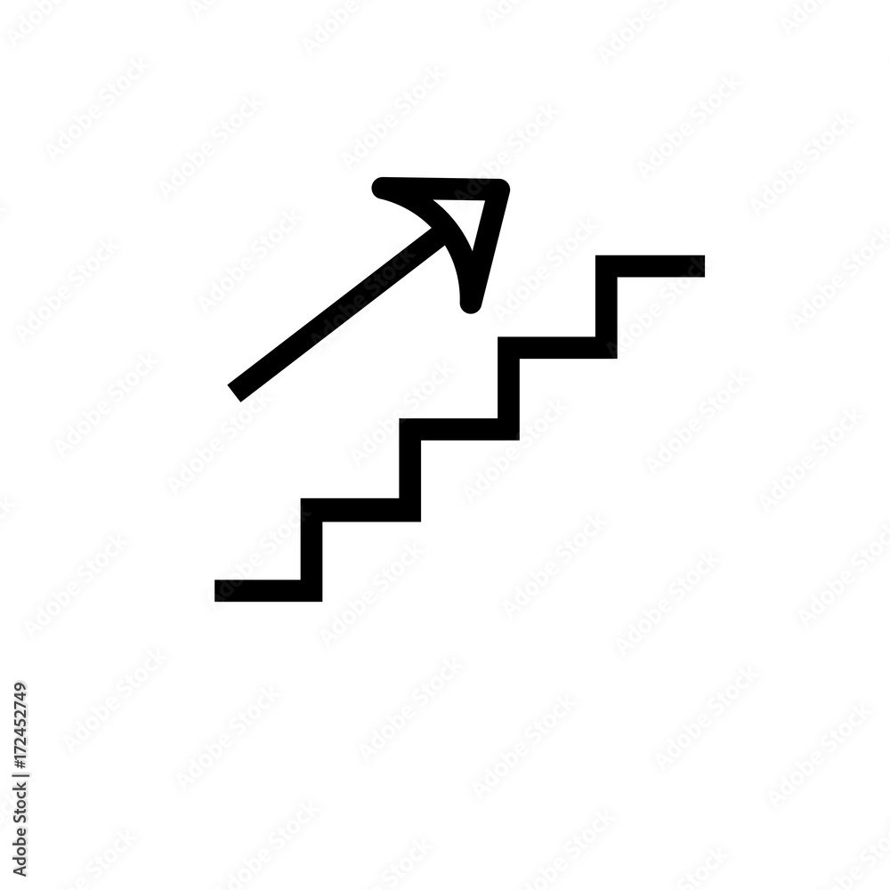 stairs up icon stairs up icon