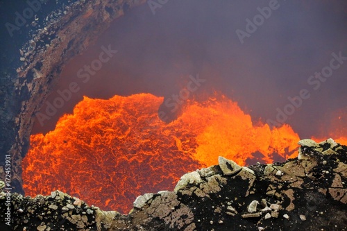 Φωτογραφία Masaya active volcano lava lake Nicaragua