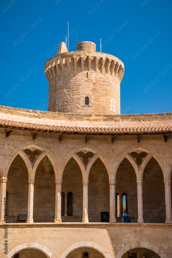 Mallorca im Mittelmeer Balearen Burg