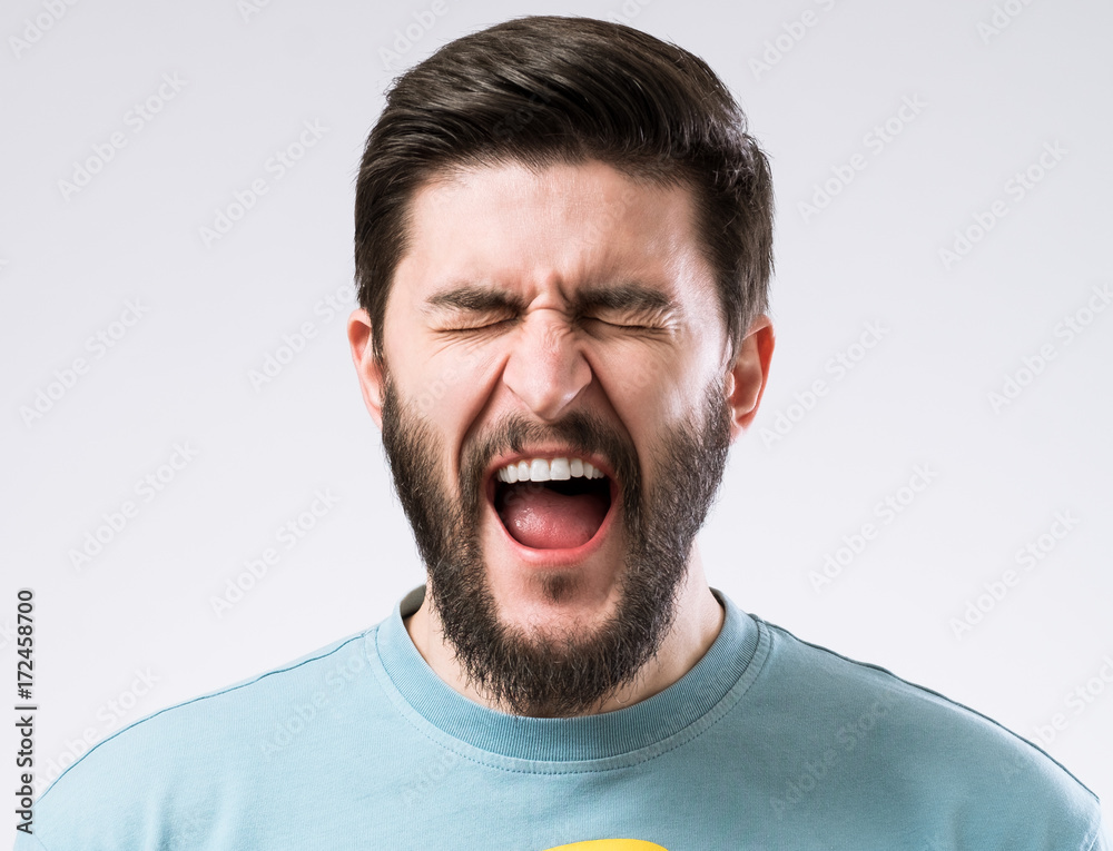 Bearded man portrait Bearded man portrait