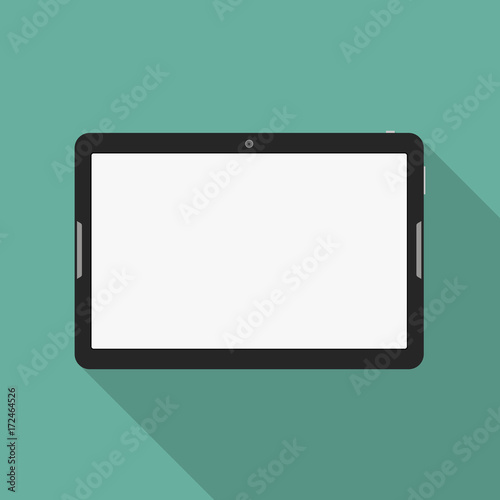 Tablet computer. Vector illustration.