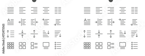 Edit text Pixel Perfect Well-crafted Vector Thin Line Icons 48x48 Ready for 24x24 Grid for Web Graphics and Apps with Editable Stroke. Simple Minimal Pictogram