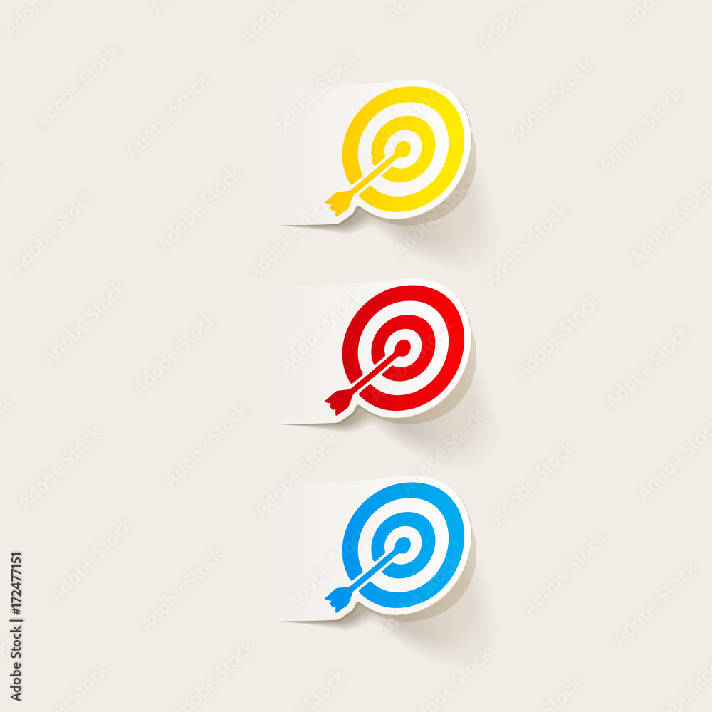 realistic design element: target realistic design element: target