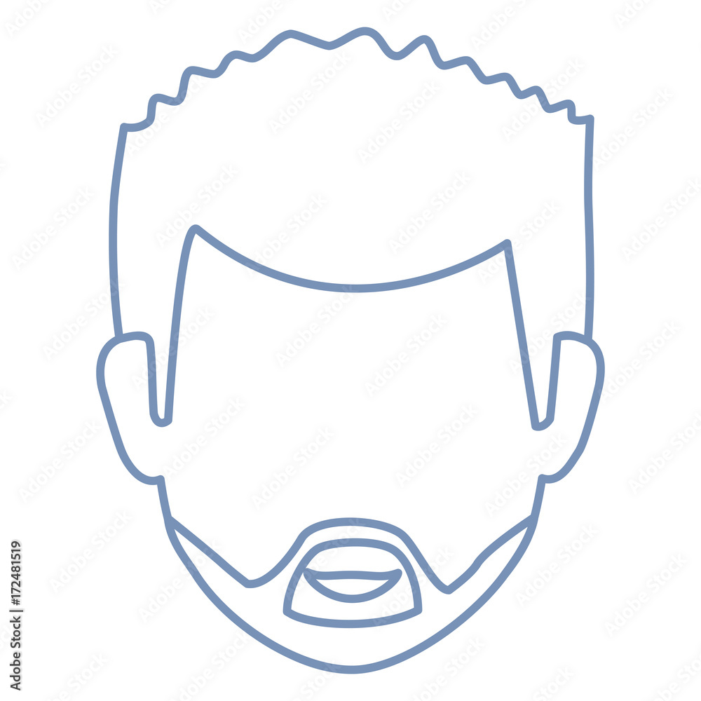young man head avatar character vector illustration design young man head avatar character vector illustration design