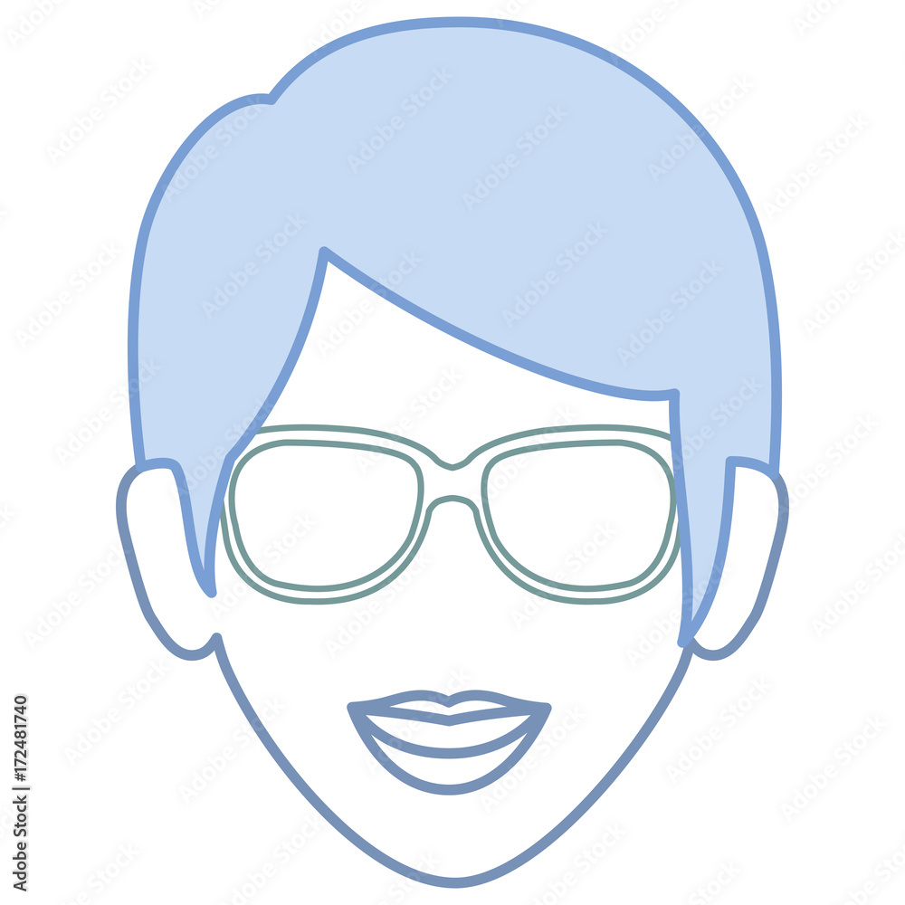 beautiful woman head avatar character beautiful woman head avatar character