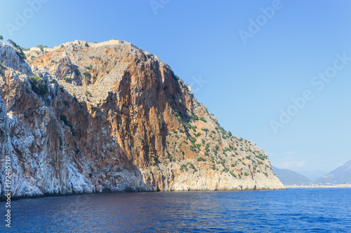 seascape with Alanya s castle rock 