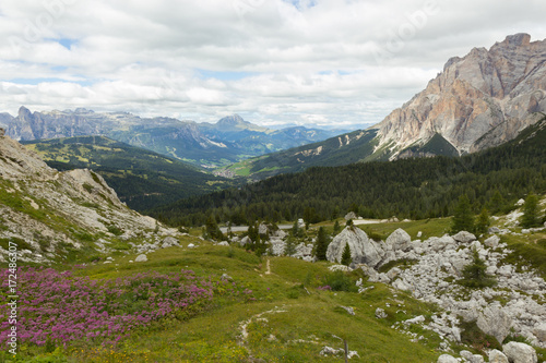 beautiful view of Dolomites Alps, Italy