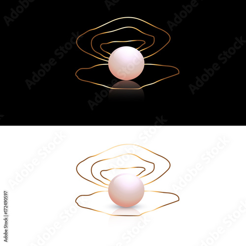 Abstract Jewelry Pearl Logo Design