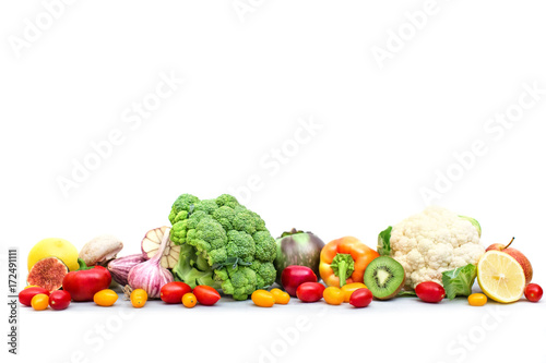 Fototapeta Naklejka Na Ścianę i Meble -  Collection vegetables and fruits.