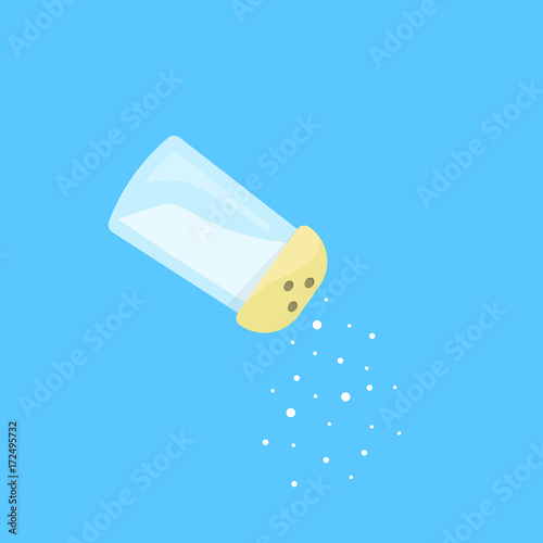 salt pours from salt shaker
