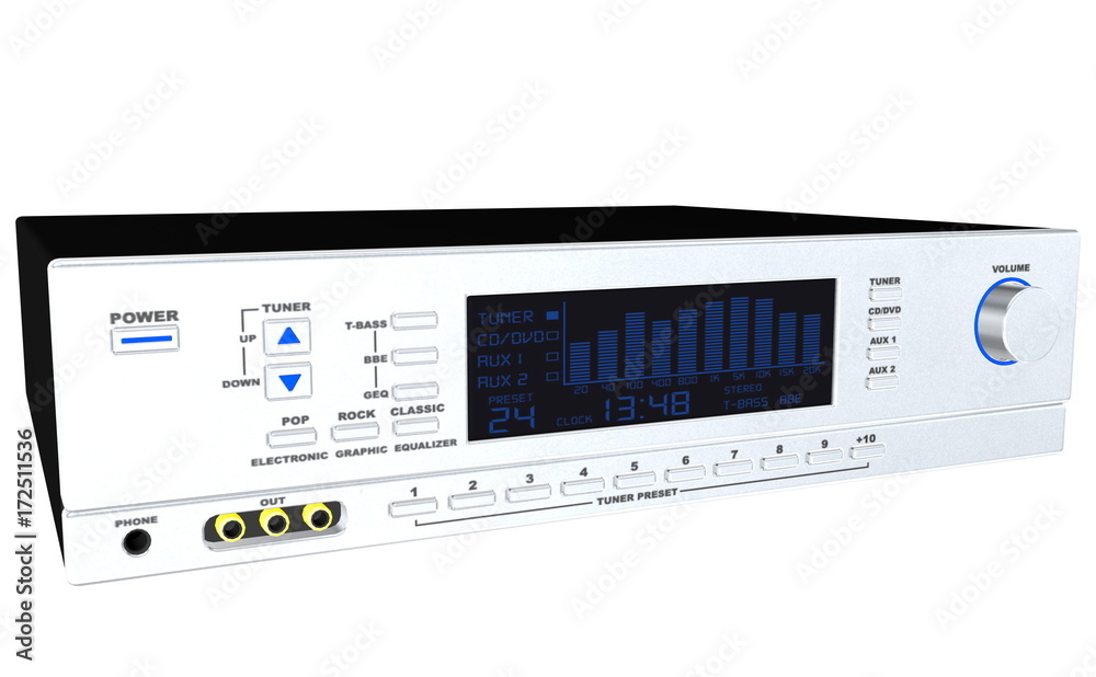Receiver - 3D render Receiver - 3D render
