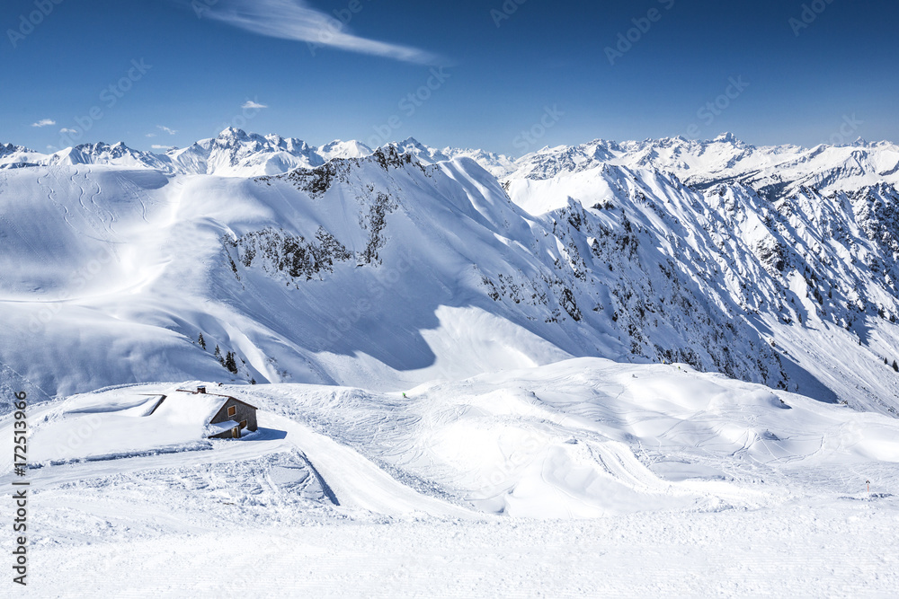 Allgäu im Winter, Skigebiet Nebelhorn